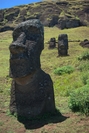 Image of Moai at Rano Raraku