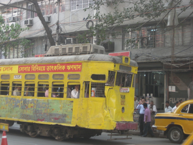 Image of damaged tram