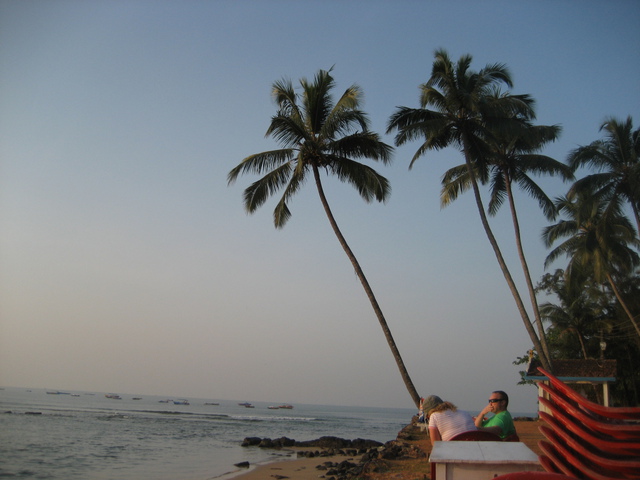 Baga beach scene