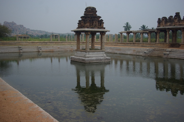 Image of temple lake
