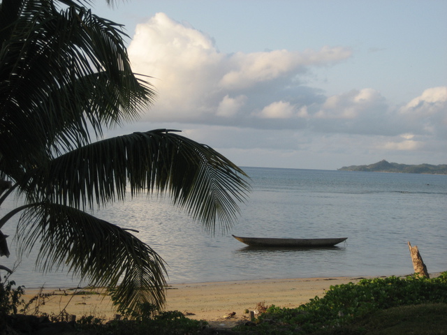 Beach scene from Ile Sante Marie